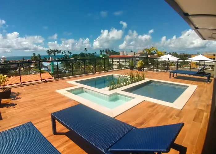 Flat 104 - Na Rua Das Piscinas Naturais No Centro De Pôrto das Galinhas